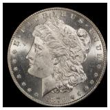 1879-s Morgan Dollar $1 Grades ms63+