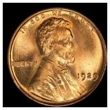 1929-p Lincoln Cent Near Top Pop! 1c ms67 rd SEGS