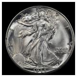 1944-d Walking Liberty Half Dollar 50c ms66+ SEGS