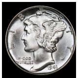 1941-p Mercury Dime TOP POP! 10c ms68+ FSB SEGS