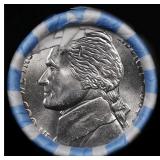 BU Shotgun Jefferson 5c roll, 2004-p Peace 40 pcs