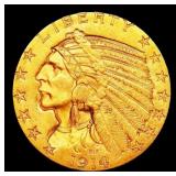 1914-d Gold Indian Half Eagle Near Top Pop! $5 ms6