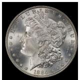 1884-p Morgan Dollar $1 Grades ms66