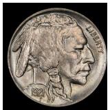 1921-p Buffalo Nickel 5c ms65 SEGS