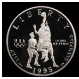 1995-s Olympics Basketball Proof Modern Commem Hal