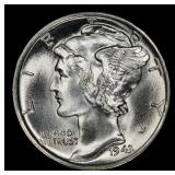 1943-s Mercury Dime 10c ms67 fsb SEGS