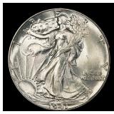 1941-p Walking Liberty Half Dollar 50c ms67 SEGS