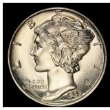 1939-s Mercury Dime Near Top Pop! 10c ms67+ SEGS