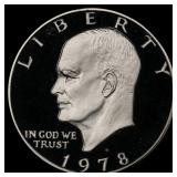 1978-s Proof Eisenhower Dollar $1 pr70 dcam SEGS