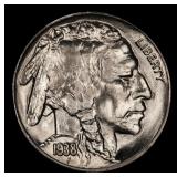 1938-d/d Buffalo Nickel Near Top Pop 5c ms67 SEGS