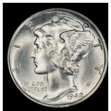 1942-s Mercury Dime Near Top Pop! 10c ms68 FSB SEG