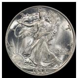 1934-d Walking Liberty Half Dollar 50c ms65 SEGS