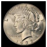 1935-p Peace Dollar Near Top Pop $1 ms66+ SEGS