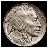 1917-p Buffalo Nickel 5c Grades ms63