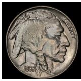 1935-p Buffalo Nickel 5c Grades ms65