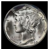 1940-p Mercury Dime Near Top Pop! 10c ms68 FSB SEG