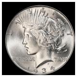 1934-p Peace Dollar Near Top Pop $1 ms66+ SEGS