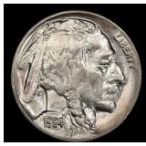 1934-d Buffalo Nickel Near Top Pop 5c ms66 SEGS