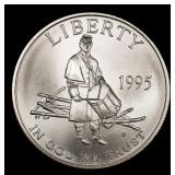 1995-s Civil War Modern Commem Half Dollar 50c ms7