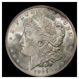 1921-d Morgan Dollar $1 Grades ms64