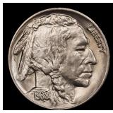 1938-d Buffalo Nickel 5c ms67 SEGS