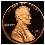 1985-s Proof Lincoln Cent 1c pr70 rd dcam SEGS