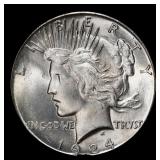 1924-s Peace Dollar $1 ms64 SEGS