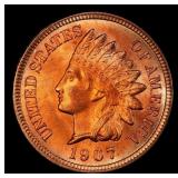 1907 Indian Cent TOP POP! 1c ms67+ rd SEGS