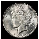 1927-s Peace Dollar $1 Grades ms63