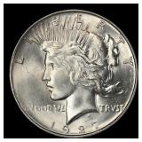 1927-d Peace Dollar $1 Grades ms63