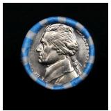 BU Shotgun Jefferson 5c roll, 1973-p 40 pcs Bank $