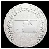 Major League Baseball (MLB) Logo Style - 1 oz Silv