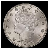 1896 Liberty Nickel 5c ms65 SEGS