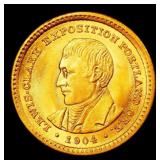 1904 Lewis & Clark Gold Commem Dollar TOP POP! 1 m