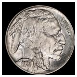 1921-p Buffalo Nickel 5c ms66 SEGS