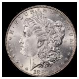 1882-p Morgan Dollar $1 Grades ms64+