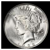 1922-p Peace Dollar Near Top Pop $1 ms66+ SEGS