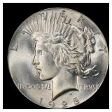 1928-p Peace Dollar $1 ms65 SEGS