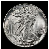 1940-p Walking Liberty Half Dollar Near Top Pop 50