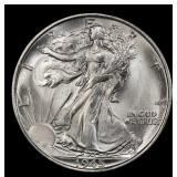 1945-s Walking Liberty Half Dollar 50c Grades ms66