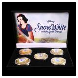 5 Coin Disney Show White and the 7 Dwarves Gold Pl