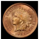 1899 Indian Cent Near Top Pop! 1c ms67 rd SEGS