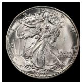 1935-p Walking Liberty Half Dollar 50c Grades ms66