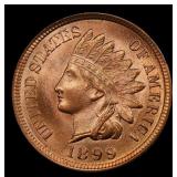 1899 Indian Cent . 1c ms66+ rd SEGS