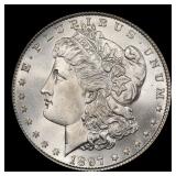 1897-p Morgan Dollar $1 ms66+ SEGS