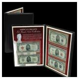1928-1963 $5 Bank Note Collection Set of 5 Notes
