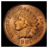 1901 Indian Cent TOP POP! 1c ms67 rd SEGS