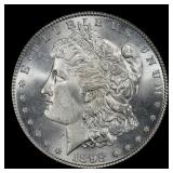1898-p Morgan Dollar $1 Grades ms65