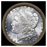 O- RARE SEARS Silver Morgan Dollar $1 Roll 10 Coin