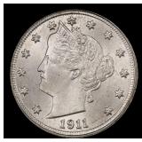 1911 Liberty Nickel Near Top Pop 5c ms66 SEGS